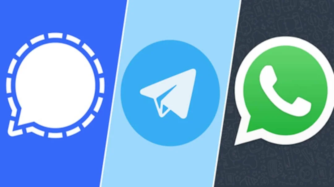 Whatsapp, Signal, Telegram